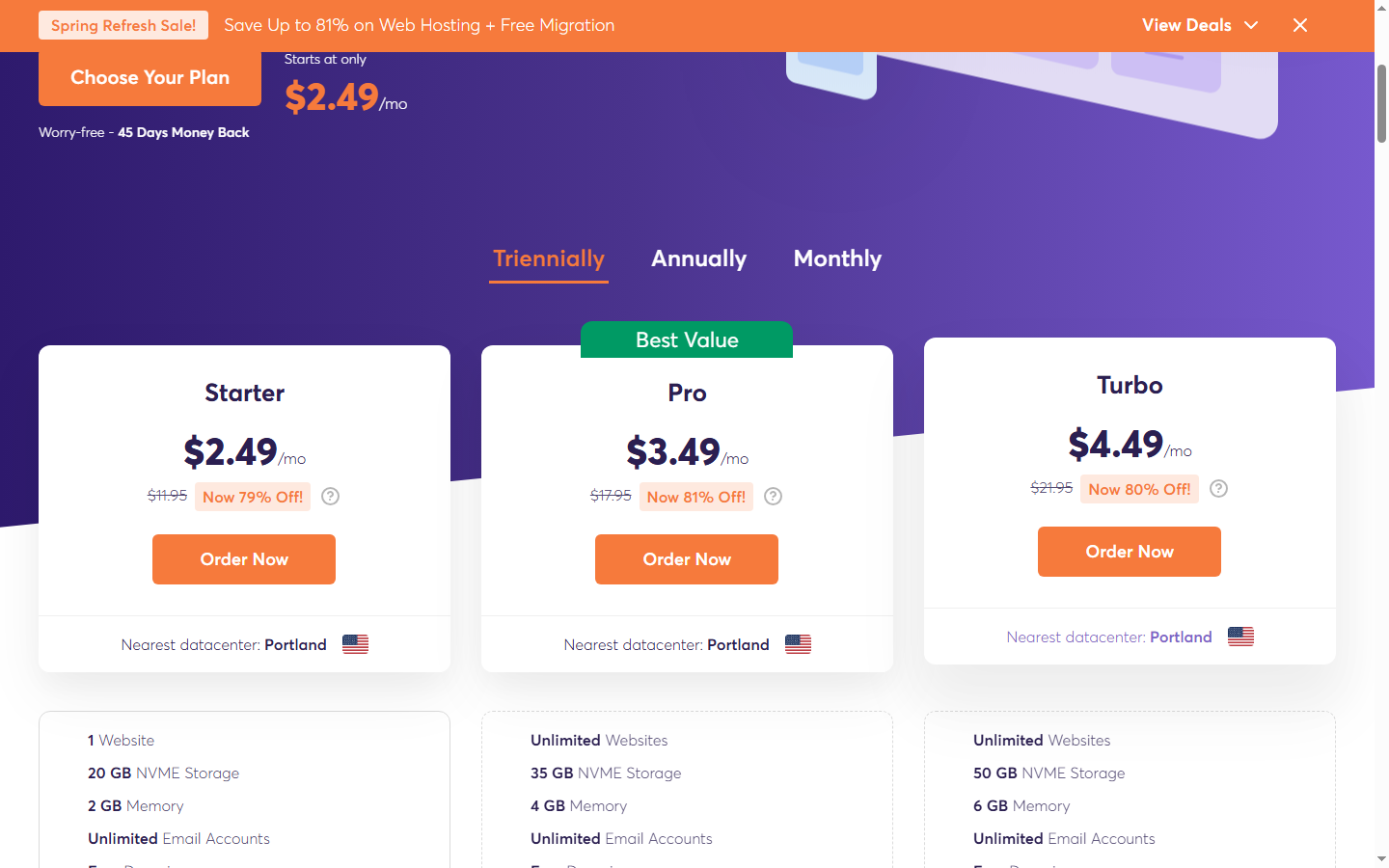 ChemiCloud Pricing Plans — Official Website Screenshot